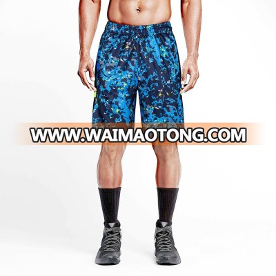 Fashion custom design sublimation printing sports trunks pants polyester spandex men beach short pants