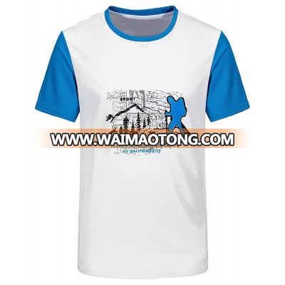 High Quality Manufacturer Customized 100% Polyester T Shirts Wholesale Custom Screen Printing T shirt