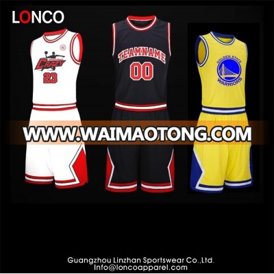 New Style Custom Reversible Uniform Jersey Shirts Design For Basketball Uniform Custom