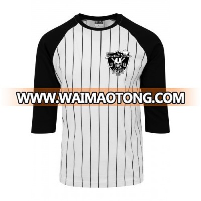 wholesale sublimated baseball jersey customized stripe baseball uniforms Digital Printing Mens Baseball Uniform