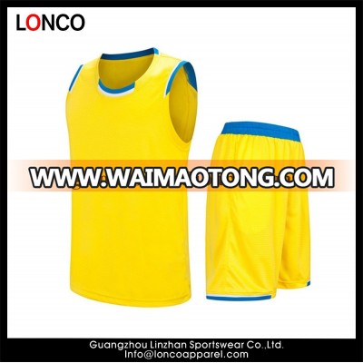 100% Polyester Cut and Sew Basketball Uniform Screen Printing any LOGO Men's Basketball uniform