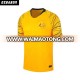 Custom Design Polyester Soccer Uniform Color Yellow